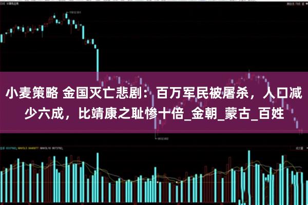 小麦策略 金国灭亡悲剧：百万军民被屠杀，人口减少六成，比靖康之耻惨十倍_金朝_蒙古_百姓