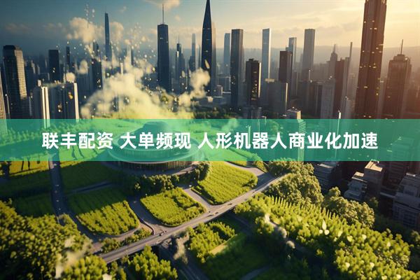 联丰配资 大单频现 人形机器人商业化加速